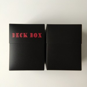 80+ Poly Black Deck Box na Pokemon / Yu-Gi-Oh i Magic Card