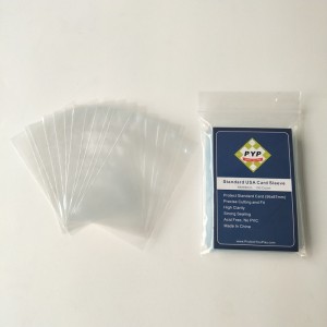 Pokrowiec na karty Crystal Clear Standard USA w rozmiarze 56x87mm Pokrowce na karty do gry planszowej